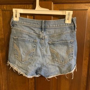 Hollister high waisted denim shorts
